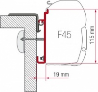 Fiamma F45 Awning Adapter Kit - Rapido Serie 7- 8